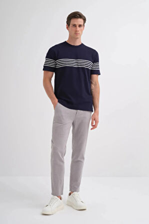 CAZADOR 3040 BISIKLET YAKA TRİKO TİŞÖRT ERKEK EKRU 