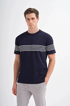 CAZADOR 3040 BISIKLET YAKA TRİKO TİŞÖRT ERKEK EKRU 