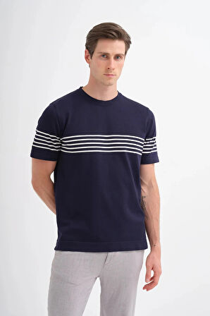 CAZADOR 3040 BISIKLET YAKA TRİKO TİŞÖRT ERKEK EKRU 