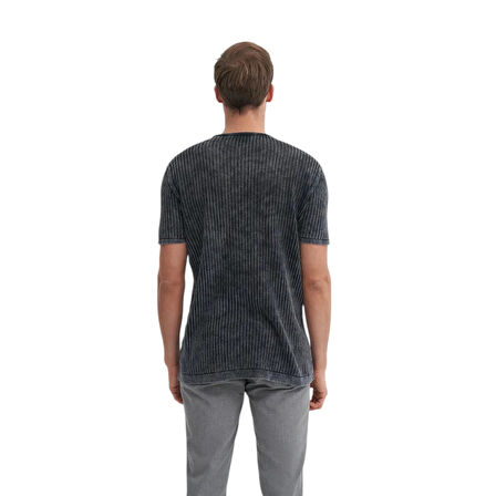 Bisiklet Yaka Regular Fit Pamuklu Triko Tişört