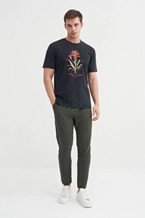 Cazador 4046 Erkek Bisiklet Yaka T-Shirt
