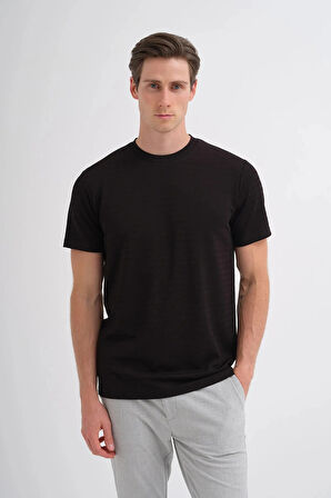 Cazador CAZ 4047 BIS YK T-SHIRT SİYAH