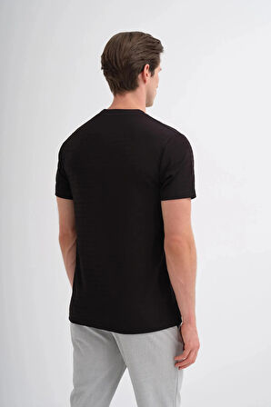 Cazador CAZ 4047 BIS YK T-SHIRT SİYAH