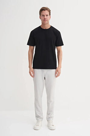 Cazador Caz 4142 Bisiklet Yaka Regular Fit Rahat Likralı Düz Tişört