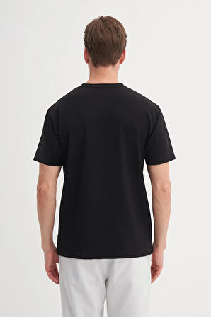 Cazador Caz 4142 Bisiklet Yaka Regular Fit Rahat Likralı Düz Tişört