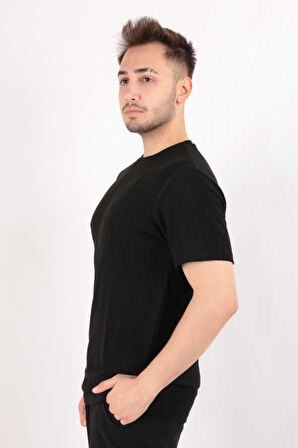 Cazador 4161 Bisiklet Yaka T-Shirt