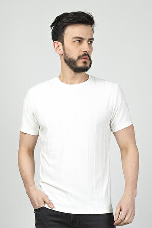 Cazador 4161 Bisiklet Yaka T-Shirt