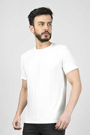 Cazador 4161 Bisiklet Yaka T-Shirt