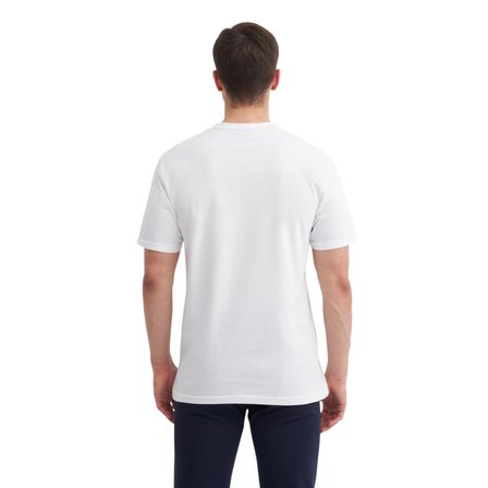 Erkek Bisiklet Yaka Regular Fit Pamuklu Desenli Tişört 4188 