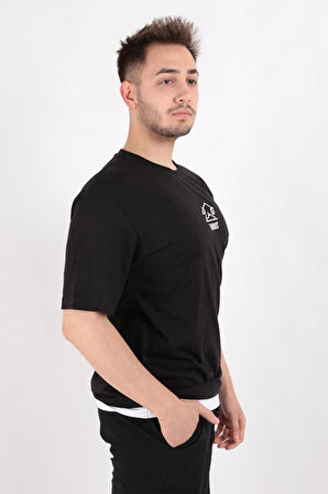Cazador 4202 Bisiklet Yaka T-Shirt