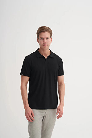 Cazador Polo Yaka Regular Fit Örme Dokulu Tişört