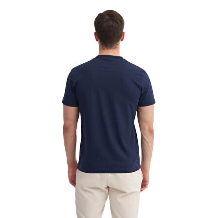 Erkek Marka Yazılı T-shirt
