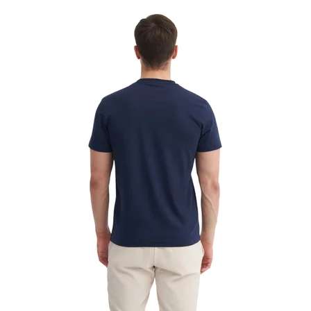 Erkek Marka Yazılı T-shirt