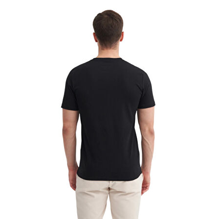 Erkek Marka Yazılı T-shirt