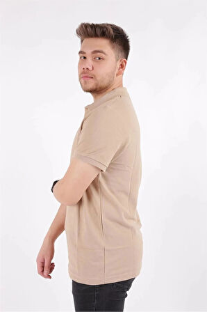 Cazador Erkek T-shirt Polo Yaka Pike  4613 SAFARİ