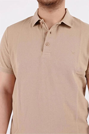 Cazador Erkek T-shirt Polo Yaka Pike  4613 SAFARİ