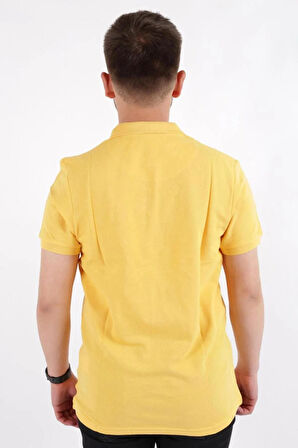 Cazador Erkek T-shirt Polo Yaka Pike  4613 SARI