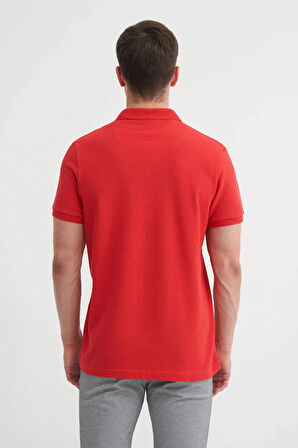 Cazador Polo Yaka Slim Fit Pike Düz Pamuklu Tişört