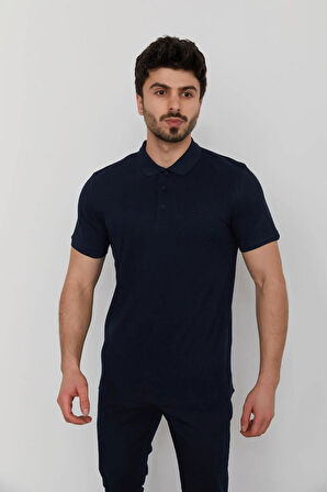 Cazador Erkek 4613 Polo Pike T-shırt Lacivert