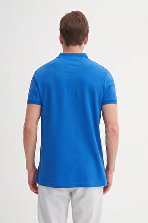 Cazador Erkek T-shirt Polo Yaka 4613 CIVIT MAVISI