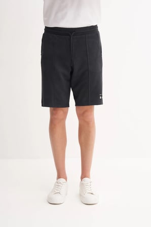 Slim Fit Örme Bermuda Süet Şort
