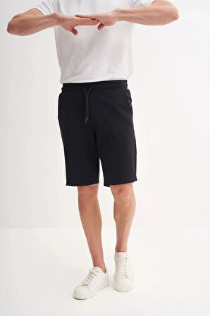 Cazador Slim Fit Dar Paça Likralı Örme Bermuda Şort 6082