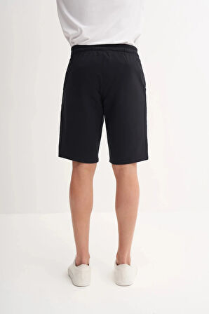 Cazador Slim Fit Dar Paça Likralı Örme Bermuda Şort 6082