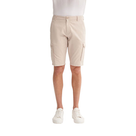 Bermuda Fit Kargo Şort