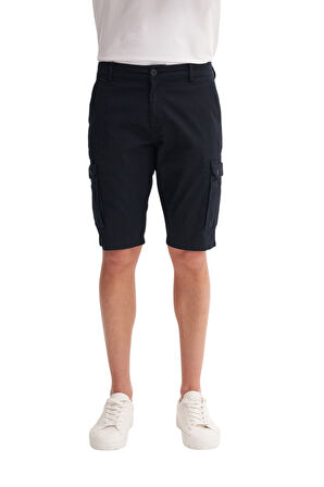 Bermuda Fit Kargo Şort