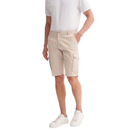 Bermuda Fit Kargo Şort