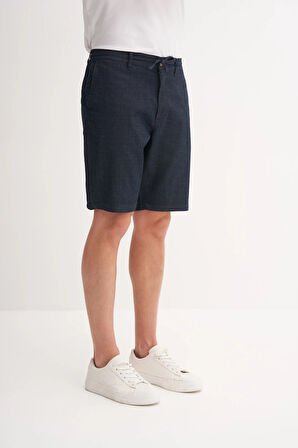 Cazador Slim Fit Dar Kesim Kısa Denim Şort 6723