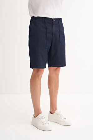 Cazador Slim Fit Dar Kesim Kısa Denim Şort 6725