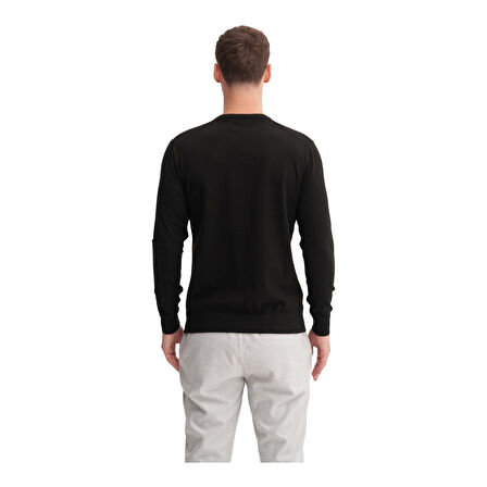 Slim Fit Soft Touch Basic Bisiklet Yaka Kazak-