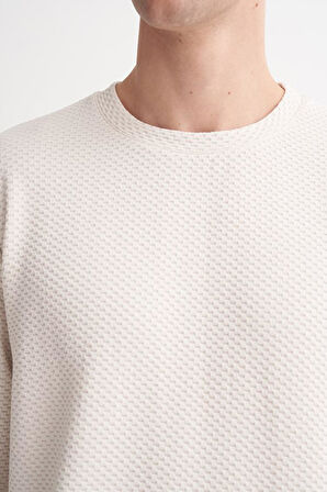 Cazador 53535 Erkek Bisiklet Yaka Sweatshirt