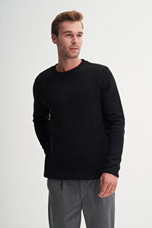 Cazador 53535 Erkek Bisiklet Yaka Sweatshirt
