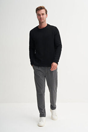 Cazador 53535 Erkek Bisiklet Yaka Sweatshirt