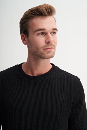 Cazador 53535 Erkek Bisiklet Yaka Sweatshirt