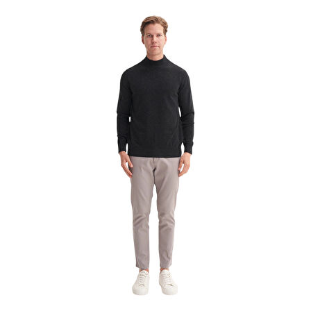 Slim Fit CoursPoun Premium Yarım Balıkçı Kazak-