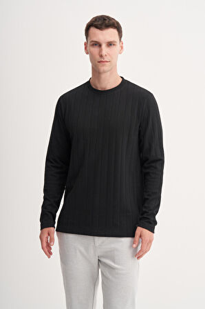 Cazador 53950 Erkek Bisiklet Yaka Sweatshirt