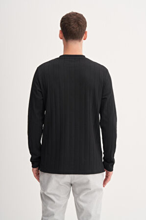 Cazador 53950 Erkek Bisiklet Yaka Sweatshirt