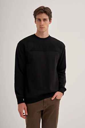 Cazador Relax Fit Pamuk Karışımlı Intersoft Sweatshirt-50080