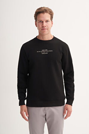 Cazador 53315 Erkek Bisiklet Yaka Sweatshirt