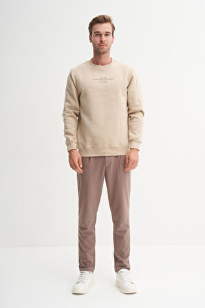 Cazador 53315 Erkek Bisiklet Yaka Sweatshirt