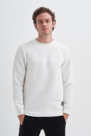 Caz 50460 Erkek Slim Fit Bisiklet Yaka Sweatshirt