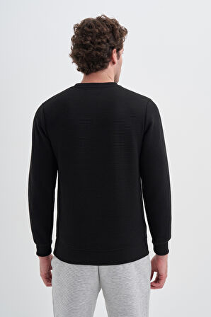 Caz 50460 Erkek Slim Fit Bisiklet Yaka Sweatshirt