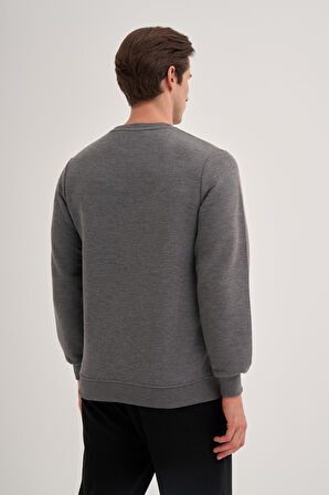 Caz 50460 Erkek Slim Fit Bisiklet Yaka Sweatshirt