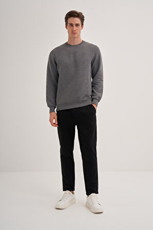 Caz 50460 Erkek Slim Fit Bisiklet Yaka Sweatshirt