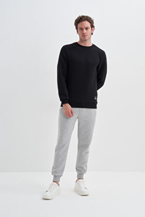 Caz 51930 Bıs.Yk. Sweatshirt,Siyah,L