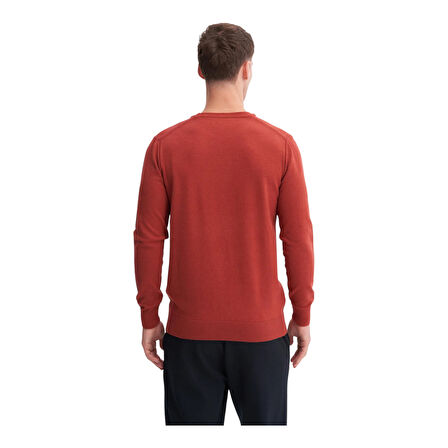 Slim Fit Soft Touch Basic Bisiklet Yaka Kazak-33155