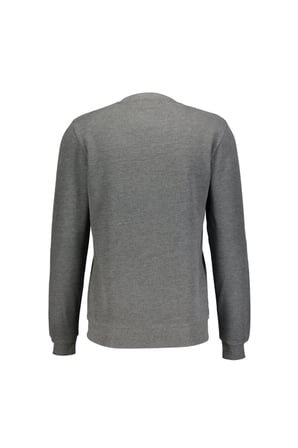 Slim Fit Pamuk Karışımlı Selanik Örgü Sweatshirt